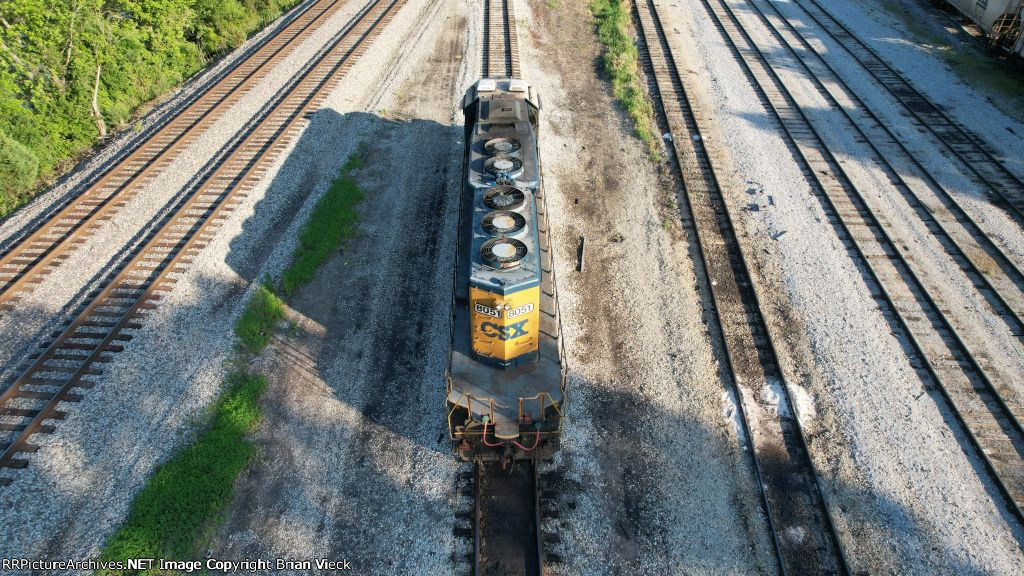 CSX 8051 SD40-2